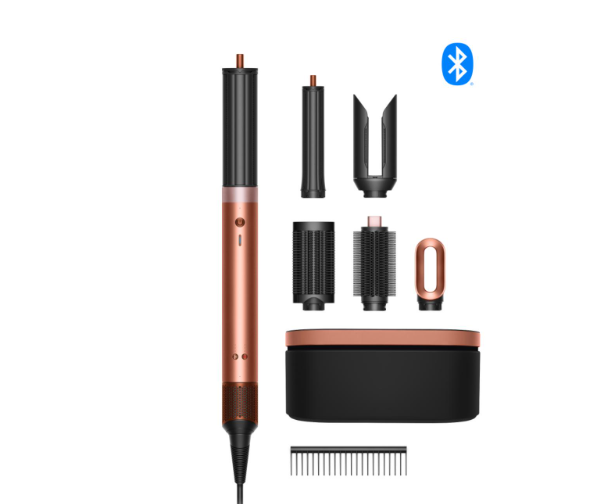 سشوار چند کاره دایسون انگلستان فر حالت‌ دهنده و خشک‌ کن رنگ مسی Dyson Airwrap Co-anda2x